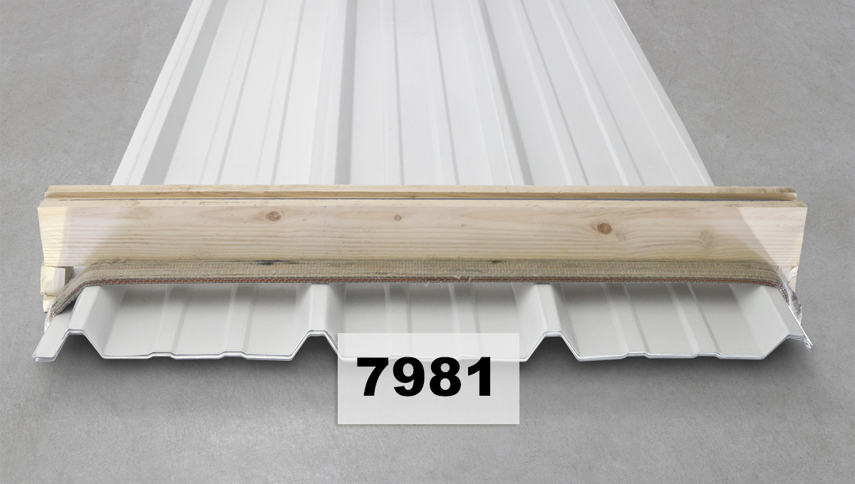 Metallprofil, Trapezblech, Weiß, HolzAblage, Kunststoffträger