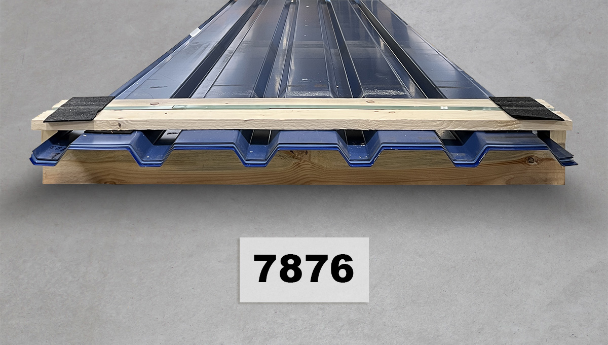 Dachpaneel, Stahlblech, Trapezblech, Dachprofil, Blechdach