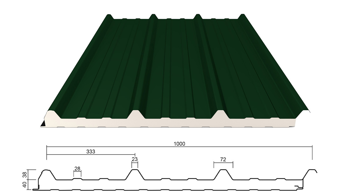 Sandwich Dach Anfrage