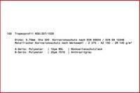 Das Bild zeigt nur ein Artiklebezeichnung und keine Angaben zur Auflagerbreite