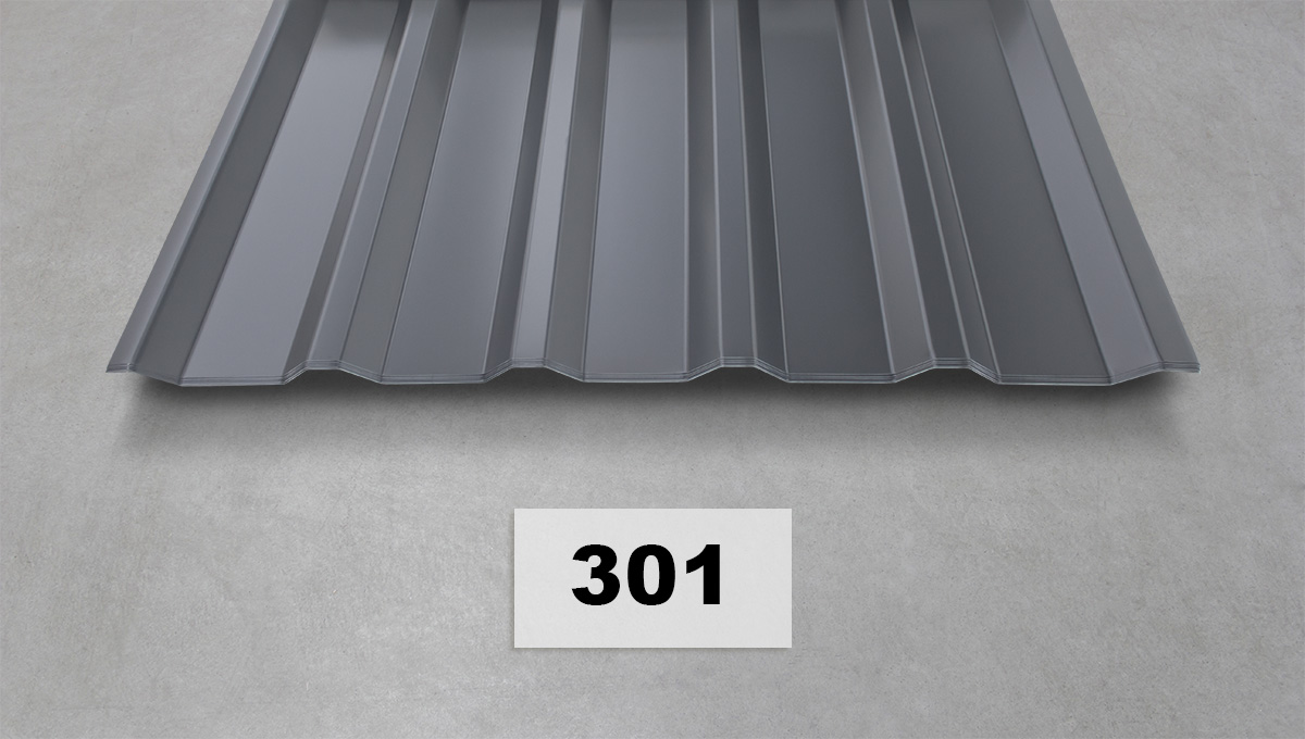 ein Metalldachpaneel, Standschindel, graues Dachblech, Dachpaneel, industrielles Metall