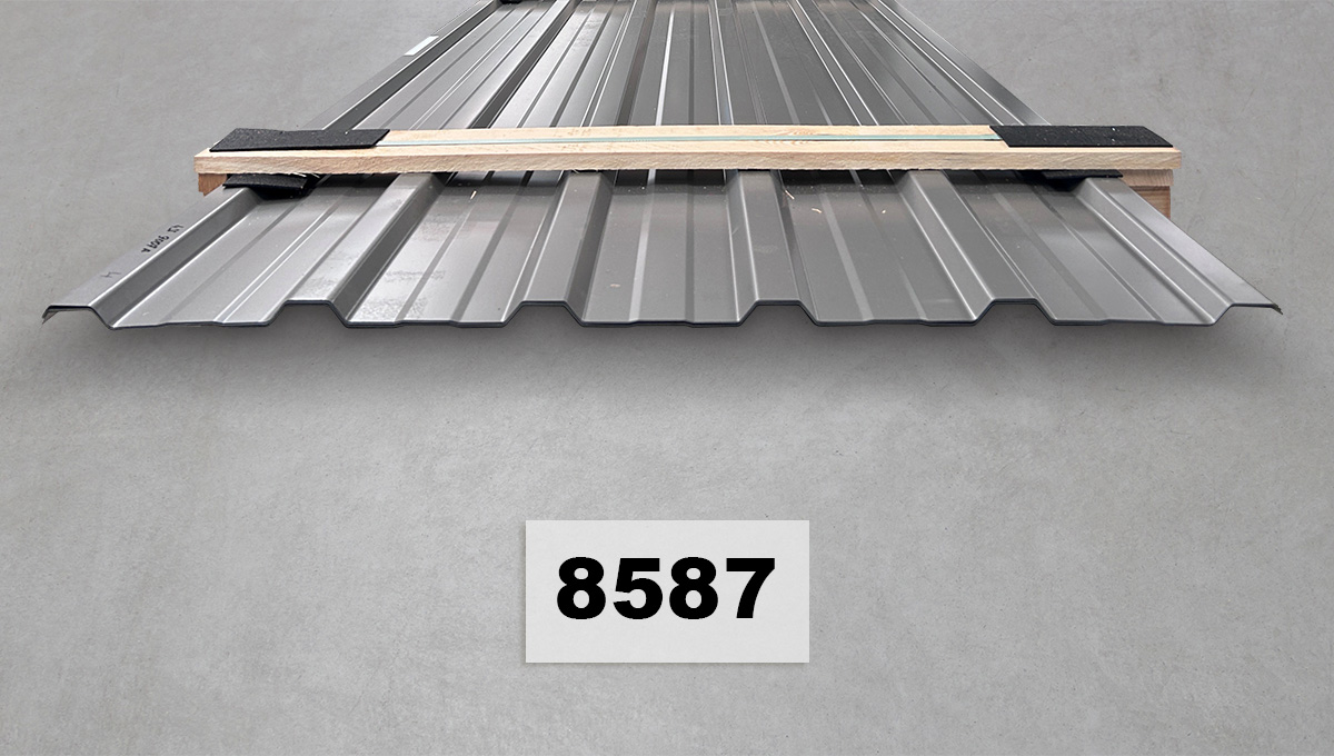 Dachpanel, Metallblech, Stahlblech, Wellenblech, Dacheindeckung