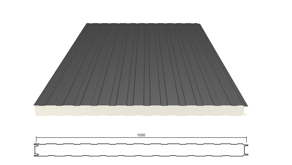 Sandwich Wand sichtbare Befestigung Anfrage