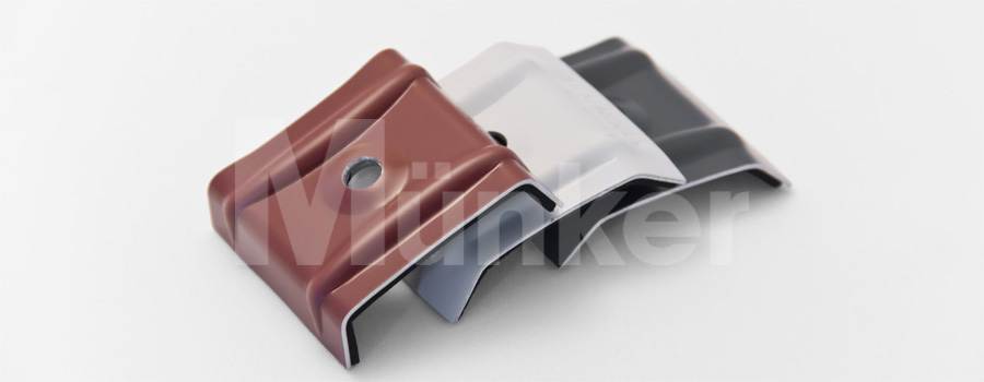 Das Bild zeigt ein Beispiel für eine Kalotte in diversen Farben